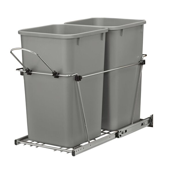 6.75 Gallon Open Pull Out Trash Cans by Rev-A-Shelf