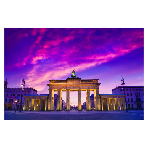 This is Berlin! 2.9m x 4.32m Textured Matt Peel & Stick Wall Mural East Urban Home