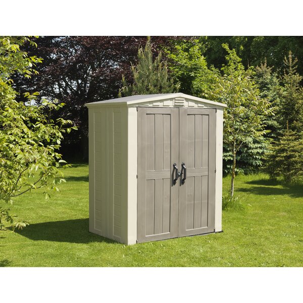 Factor 5 ft. 10 in. W x 3 ft. 9 in. D Plastic Tool Shed by Keter