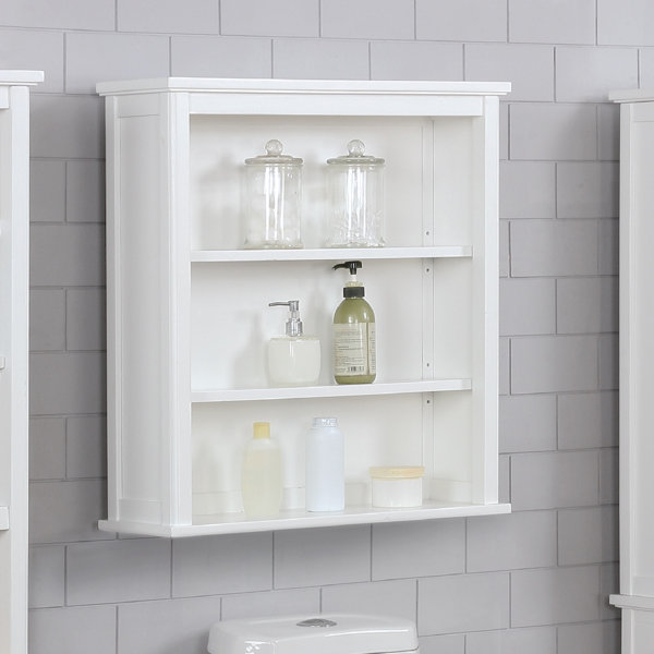 Highland Dunes Carruthers 27 W X 29 H Wall Mounted Bath Storage Cabinet Reviews