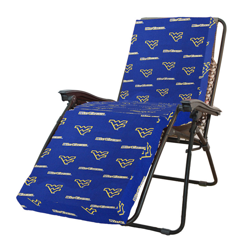 College Covers Ncaa West Virginia Indoor Outdoor Chaise Lounge Cushion Wayfair