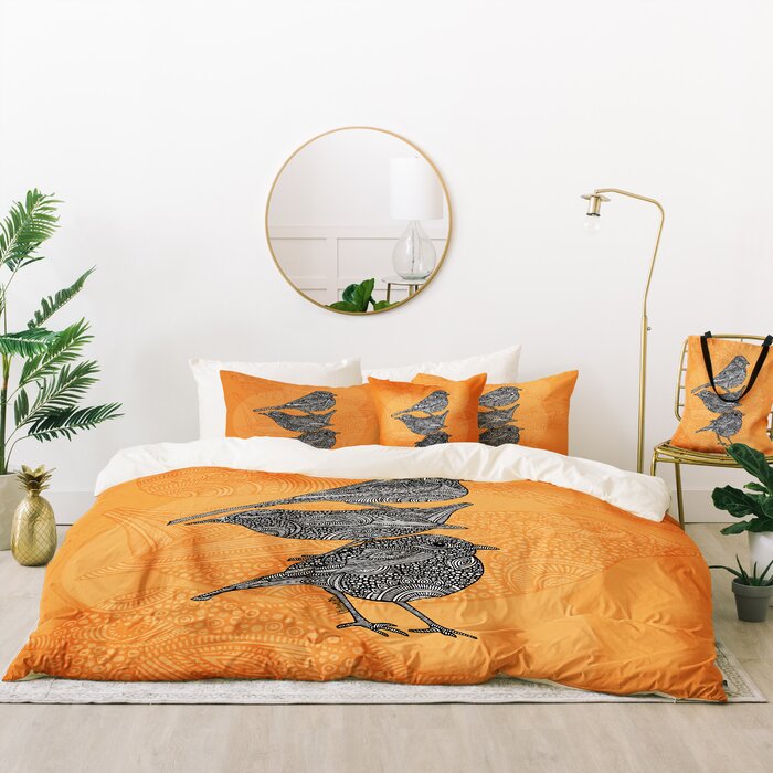 East Urban Home Valentina Ramos Little Birds Duvet Cover Set Wayfair