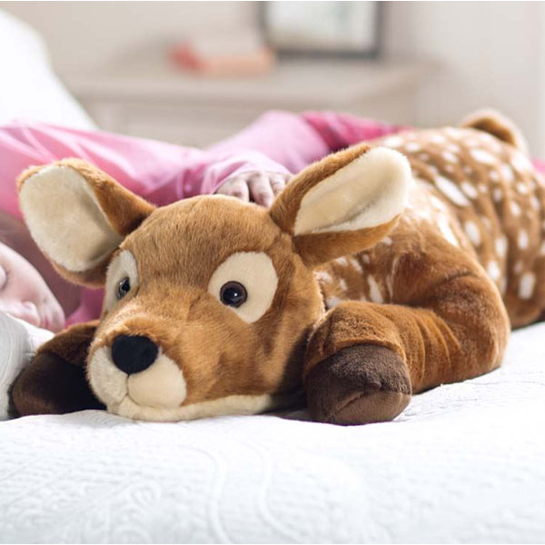 Fuzzy Spotted Fawn Body Pillow by Plow & Hearth| @ $79.95