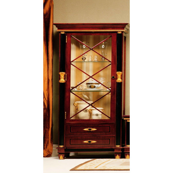 Pursel One Door Display Curio Cabinet By Astoria Grand Reviews