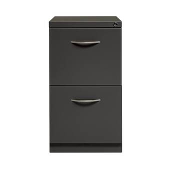 Symple Stuff Arch Pull 2 Drawer Mobile Vertical Filing Cabinet Wayfair