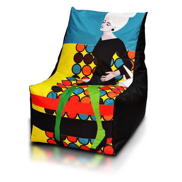 Small Bean Bag Chair & Lounger By Furini