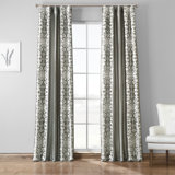 Faux Silk Taffeta Curtains Wayfair