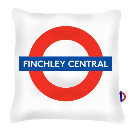 Gulf Breeze Finchley Central Tube Station Cushion London Transport