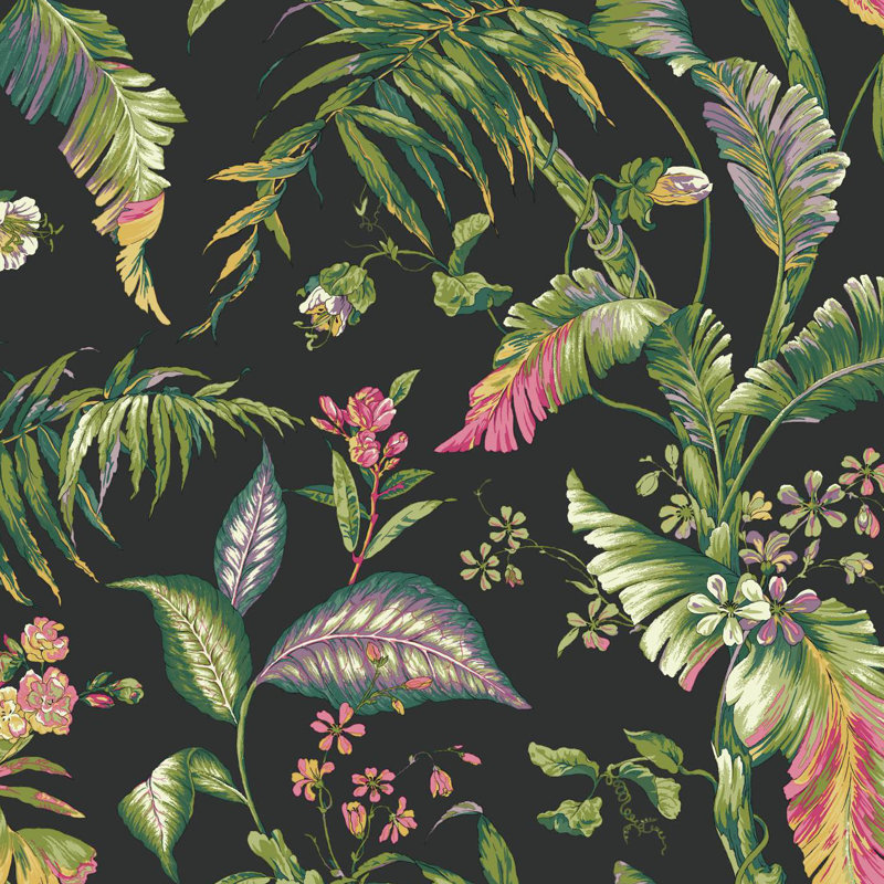 Ashford Tropics Fiji Garden 27 X Fl And Botanical Wallpaper Ashford Tropics Fiji Garden 27 X Fl And Botanical Wallpaper Roll