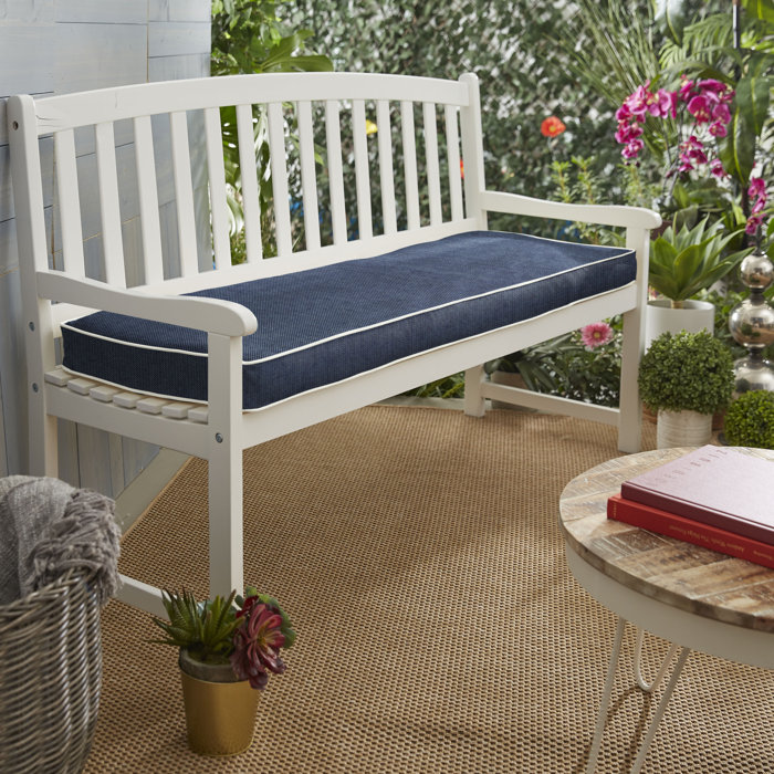 Bay Isle Home Holoubkov Indoor Outdoor Sunbrella Bench Cushion