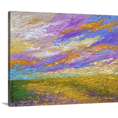 'Mini Landscape I' by Marion Rose Painting Print on Canvas Canvas On Demand Size: 24