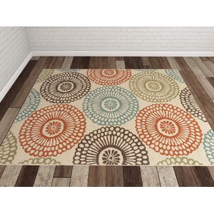 Douane Orange/Brown Area Rug