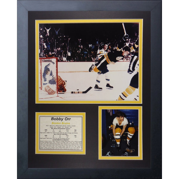 Bob Orr Game Winning Goal Framed Memorabilia by Legends Never Die