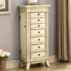 Panek Free Standing Jewelry Armoire by One Allium Way