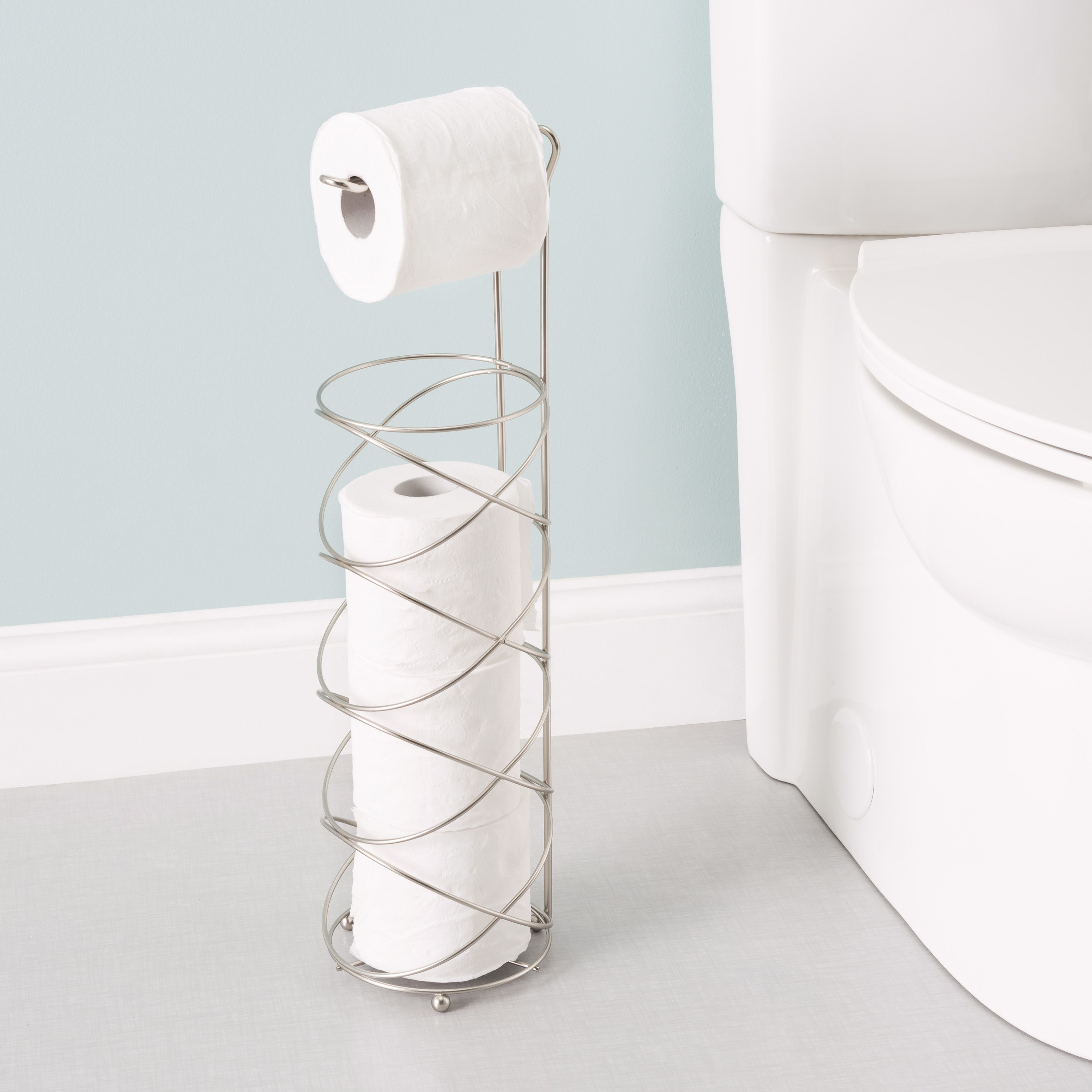 toilet paper stand with storage