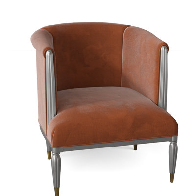 285 Wide Barrel Chair Caracole Classic Body Fabric Pale Gray Linen Leg Color Weathered Silver wo Distressing 285 Wide Barrel Chair Caracole Classic Body Fabric Pale Gray Linen Leg Color Weathered Silver wo Distressing