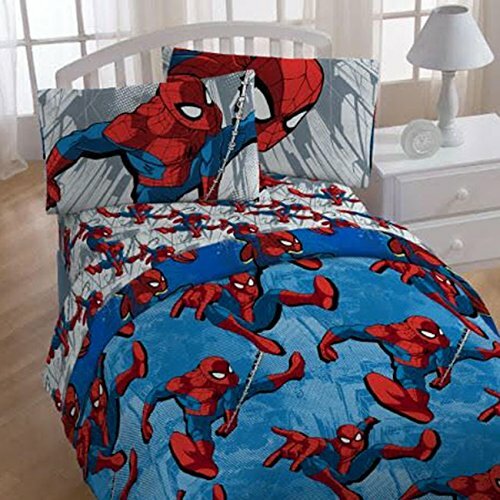 spiderman crib bedding set
