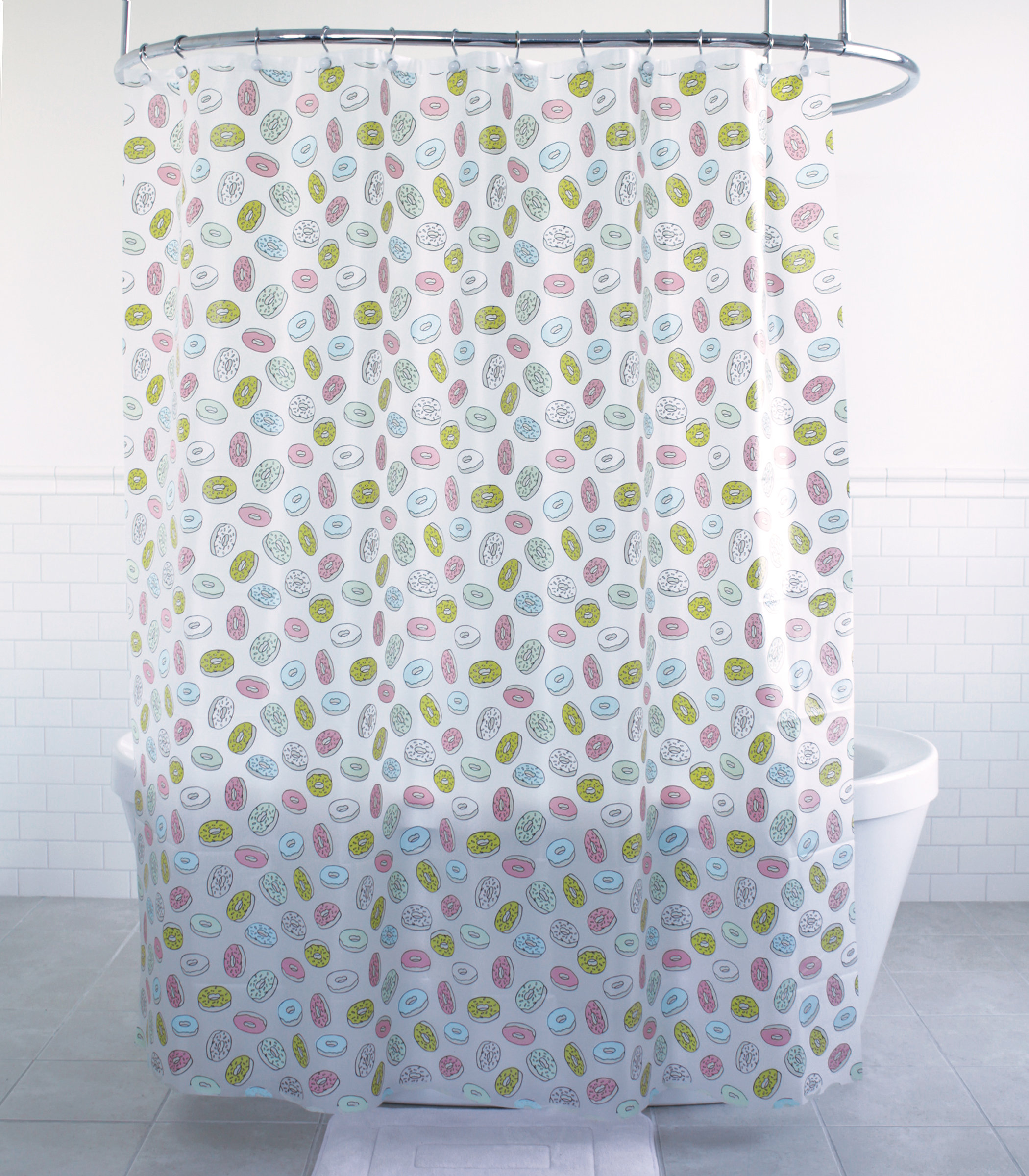 Ebern Designs Elijah Peva 5g Delights Donuts Vinyl Single Shower