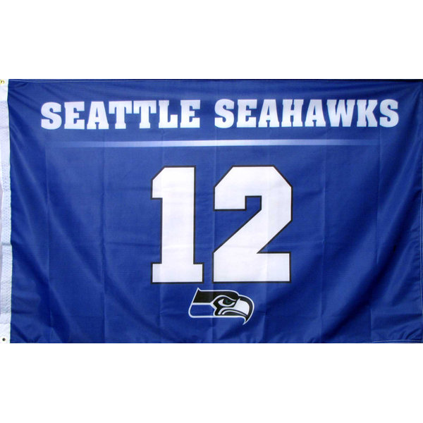Seattle Seahawks Polyester Flag by NeoPlex