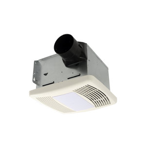 HushTone 80 CFM Energy Star Bathroom Fan With Light