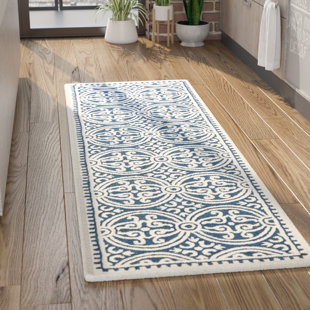 Wool Rugs You Ll Love Wayfair Fairburn Hand Tufted Wool Navy Ivory Area Rug