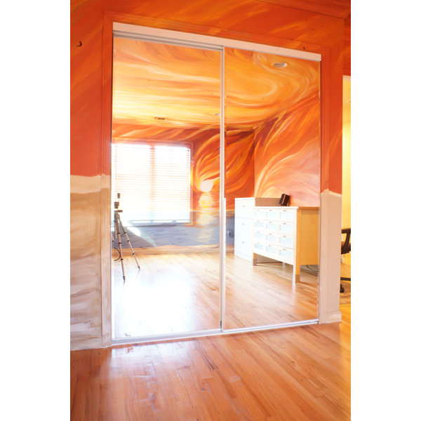 Custom Door And Mirror Mirrored Sliding Closet Doors Reviews