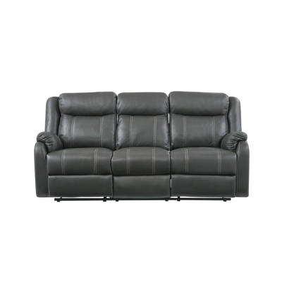 Winston Porter Morphew Console Reclining Loveseat Reviews Wayfair