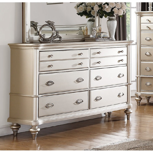 Tiya 6 Drawer Double Dresser by House of Hampton