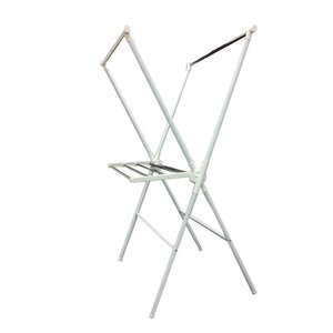 Freestanding Folding Drying Rack in White