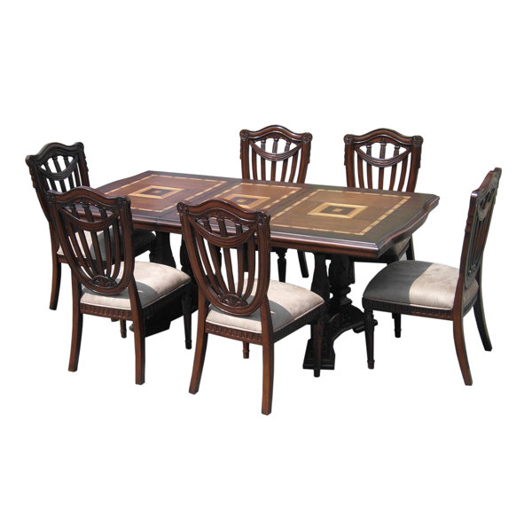 Sheraton 7 Piece Dining Set By D-Art Collection Best Design