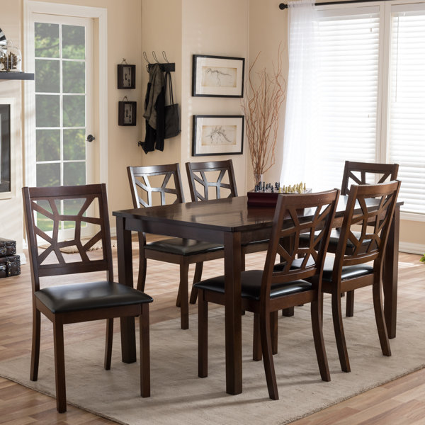 Mischa 7 Piece Dining Set By World Menagerie #1