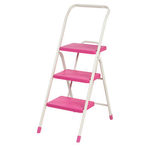3-Step Folding Step Stool with 225 lb. Load Capacity