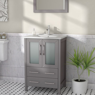 24 Inch Bathroom Vanities You Ll Love Wayfair