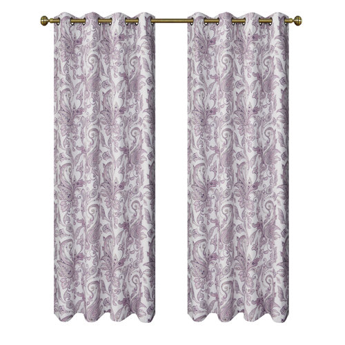 Charlton Home Mammie Designed Window Paisley Blackout Thermal