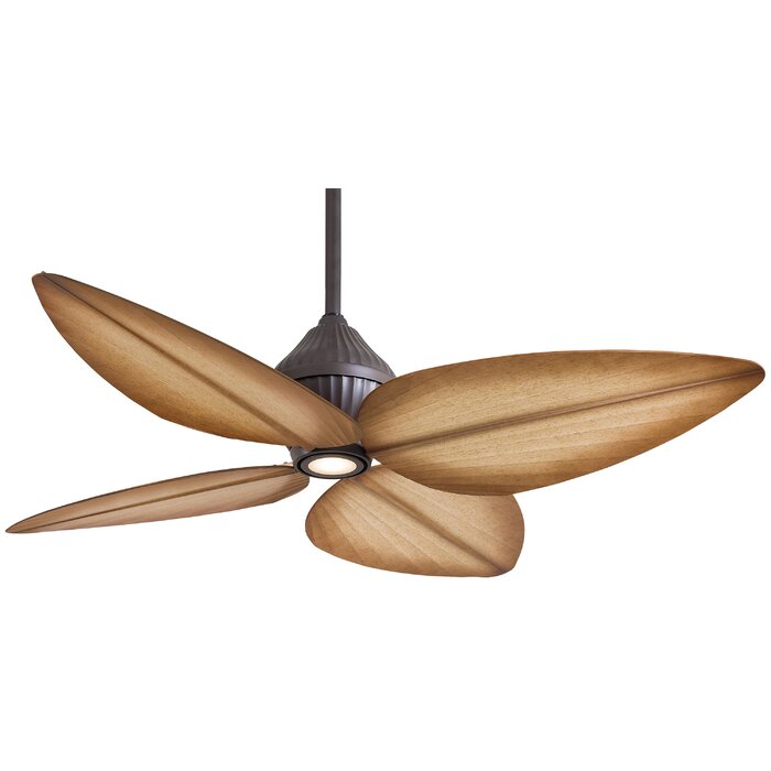 52 Gauguin Tropical 4 Blade Outdoor Led Ceiling Fan