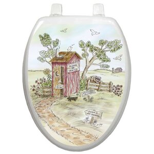 Themes Lori's Outhouse Toilet Seat Decal