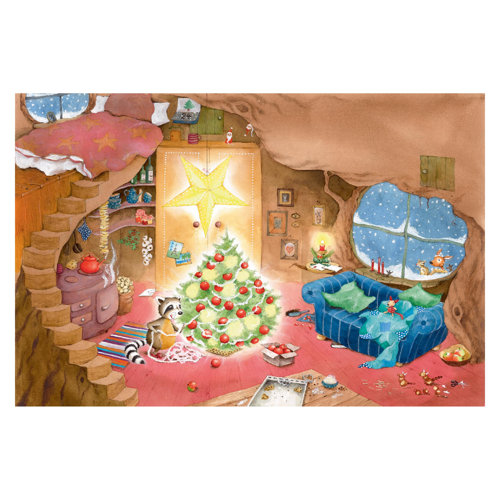 Finally Christmas 2.25m x 336cm Textured Matt Peel & Stick Wall Mural East Urban Home