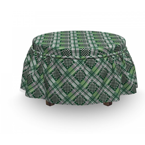 Discount Box Cushion Ottoman Slipcover