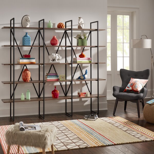 Madina Library Bookcase By Kingstown Home