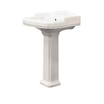 Barclay Stanford Vitreous China U Shaped Pedestal Bathroom Sink