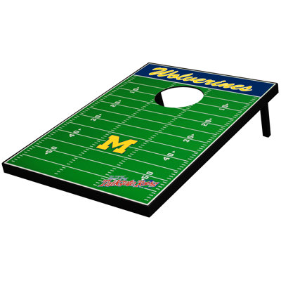 NCAA Football Cornhole Game Tailgate Toss NCAA Team Michigan