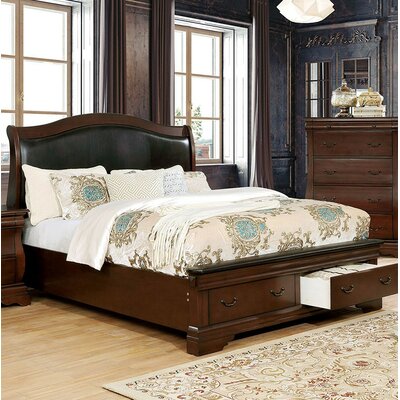 Glasco Upholstered Storage Sleigh Bed Astoria Grand Size