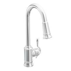 Woodmere Pull Down Bar Faucet with Reflex™ and Duralock™ by Moen