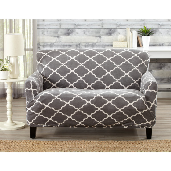 T-Cushion Loveseat Slipcover by Alcott Hill