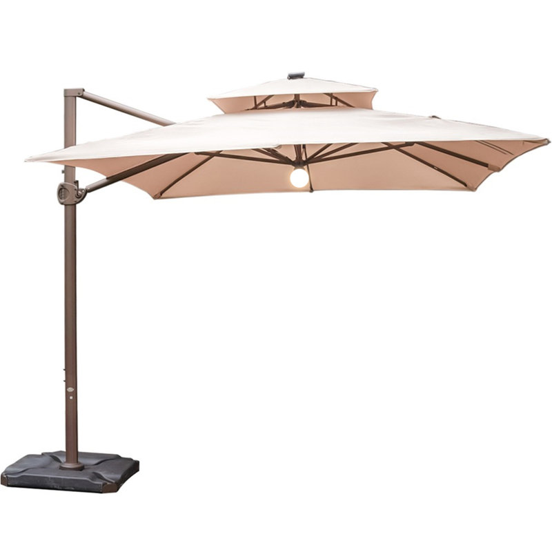 Canora Grey Desmond 12' x 9' Rectangular Cantilever Umbrella & Reviews