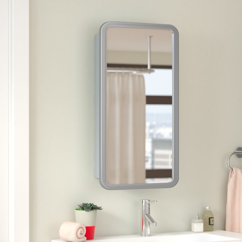 Symple Stuff Radius Corner 16 X 30 Recessed Medicine Cabinet Radius Corner 16 X 30 Recessed Medicine Cabinet