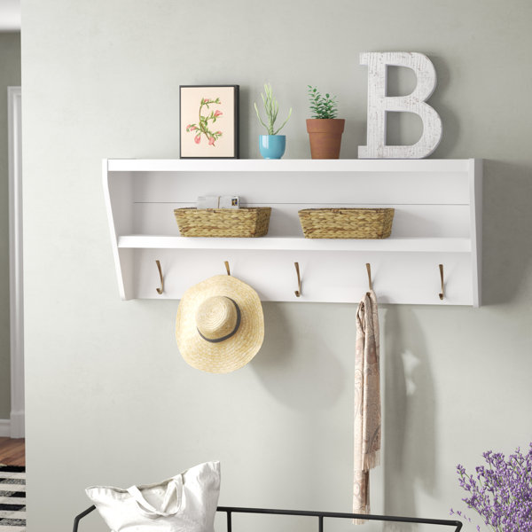 Laurel Foundry Modern Farmhouse Manzanola Floating Entryway Shelf Laurel Foundry Modern Farmhouse Manzanola Floating Entryway Shelf Coat Rack Reviews Wayfair