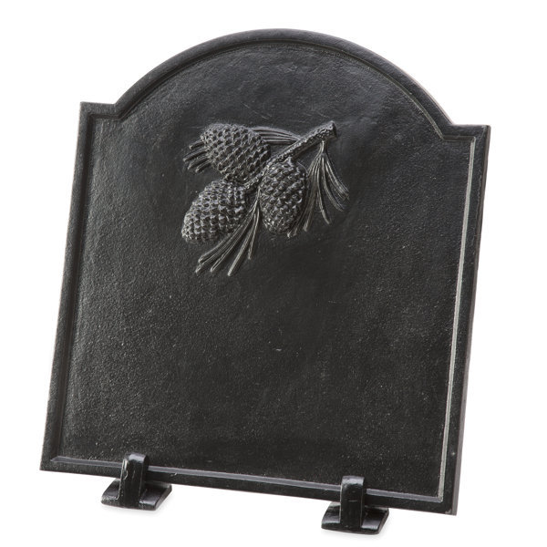 Pine Cone Fireback by Plow & Hearth