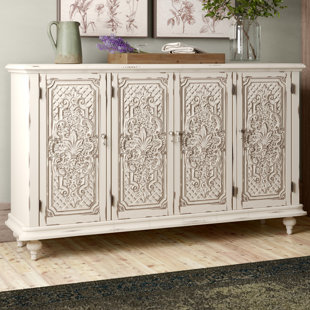 Buy luxury Keiper Distressed Tin Pressed Credenza by Ophelia & Co. Buy luxury Keiper Distressed Tin Pressed Credenza by Ophelia & Co.