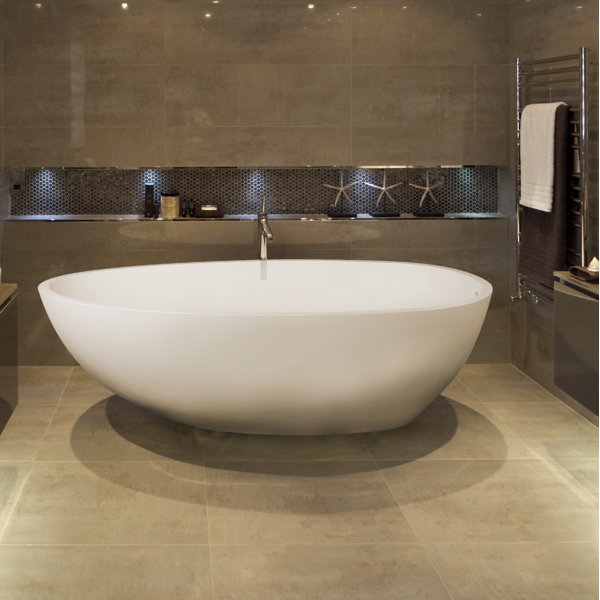 Irideon 71.25 x 38.5 Freestanding Soaking Bathtub by Clarke Products